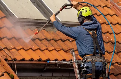 Démoussage et hydrofuge de toiture à Urau